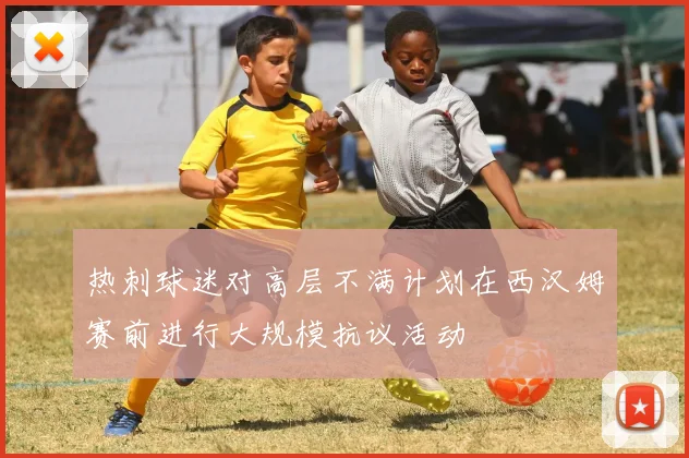 热刺球迷对高层不满计划在西汉姆赛前进行大规模抗议活动